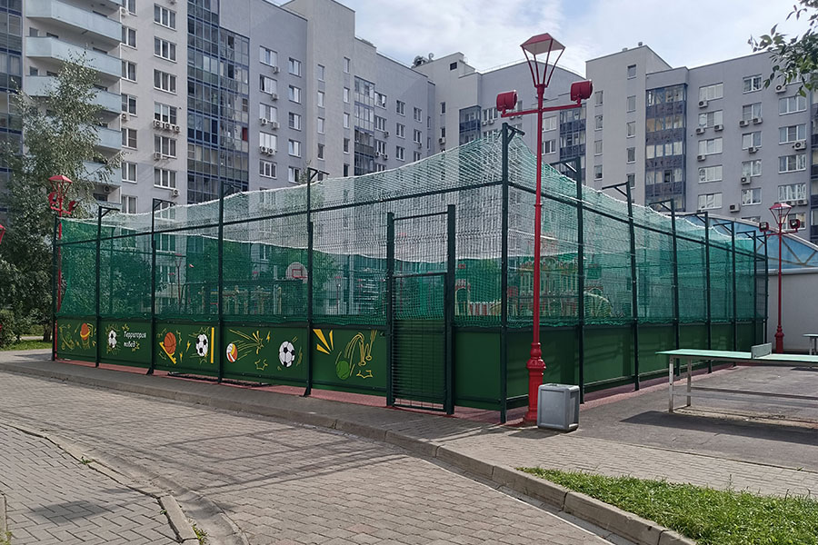  роспись футбольного корта